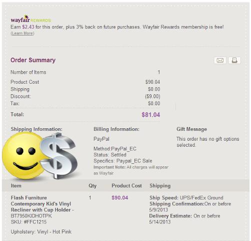 WAYFAIR COUPON 10% Off Your First Order Exp 8/14/23 FAST SHIPPING $3.95 -  PicClick